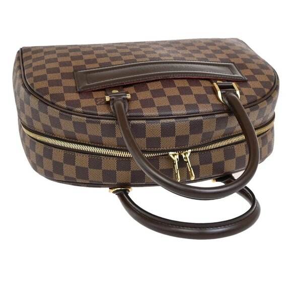 LOUIS VUITTON Nolita Hand Bag Damier Ebene Leather Brown France - Picture 5 of 16